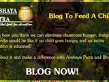 Blog to Feed a Child - 4th post