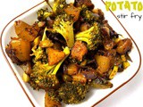 Broccoli Potato stir fry recipe|Broccoli recipe|Potato recipe