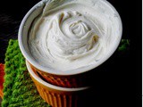 Homemade buttercream icing and their consistencies