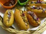 How to make perfect Mirchi Bajji & 5 min Tamarind chutney |Stuffed Mirchi Bajji|Mirapakaya bajji recipe|Chilli Bajji recipe with filling