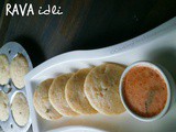 Instant Rava idli/Semolina idli/Sooji idli