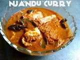 Kerala style spicy Crab Curry |Nadan Njandu Curry