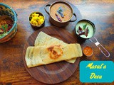 Masala Dosa recipe with coconut chutney and sambar