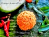 Pacha Manga Chamanthi|Raw Mango Dry chutney|a kerala speciality