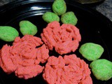 Rose cookies|Valentine's day cookies|Basic Cookie recipe|Unique cookie