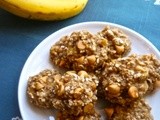 3-Ingredient Healthy Banana Oatmeal  Cookies 