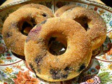 Baked Blueberry Cake Donuts