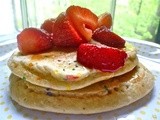 Birthday Pancakes (Made with Cake Mix!)