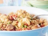 Chicken and Sausage Quinoa Jambalaya