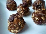 Chocolate Oatmeal Cranberry Energy Bites