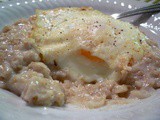 Egg Over Oatmeal