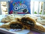 Jumbo Oreo-Stuffed Chocolate Chip Cookies