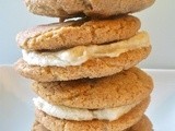 Maple Snickerdoodle Whoopie Pies with Maple Cinnamon Buttercream Filling