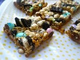 Oreo m&m Magic Bars with Graham Cracker Crust