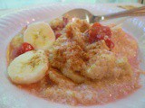 Strawberry Banana Quinoa Breakfast Cereal