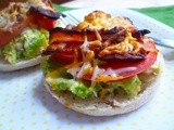 Tuna, Avocado, Bacon, & Tomato Open-Faced Sandwich Melts