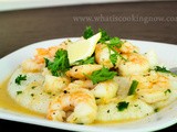 Lemon and Garlic Shrimp and Parmesan Grits