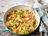 Popcorn Shrimp and Yellow Rice