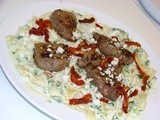 Steak and Gorgonzola Pasta