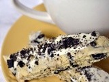 White Chocolate Oreo Biscotti