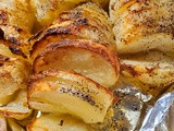 Air Fried or Oven Roasted Fan Potatoes