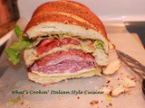 Antipasto Submarine Salad Sandwich