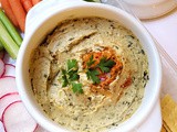 Artichoke Hummus with Roasted Garlic