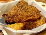 Baked Italian Breaded Pork Chops