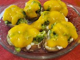 Broccoli Cheddar Baked Potatoes