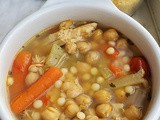 Chicken Chickpea Lemon Soup