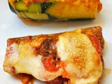 Chicken Parmesan Stuffed Zucchini