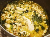 Chicken White Bean Spinach Soup