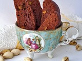 Chocolate Pistachio Biscotti