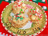 Christmas White Chocolate Peanut Butter Krispies