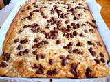 Coconut Chocolate Chip Banana Cake Bars