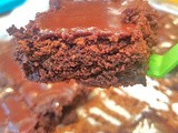 Dark Chocolate Fudge Cake Mix Cake