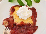 Easy Red Raspberry Cobbler