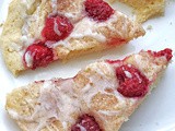 Easy Red Raspberry Scones