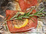 Grilled Lemon Rosemary Salmon Recipe