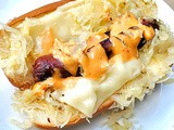 Guinness Reuben Brats or Hotdogs