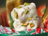 Italian Amaretto Pistachio Fudge