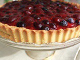 Italian Cherry Berry Cream Tart