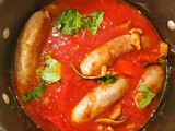 Italian Sausage in Cabernet Sauce