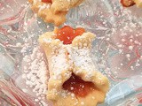 Jam Filled Bow Tie Cookies