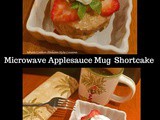 Microwave Applesauce Mug Shortcake
