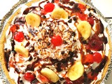 No Bake Banana Split PIe