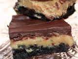 No Bake Peanut Butter Cup Oreo Bars