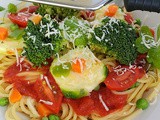 Pasta Primavera Two Ways