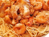 Scampi alla Veneziana with Angel Hair