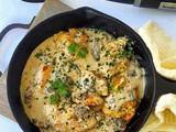 Skillet Chicken in White Wine Sauce